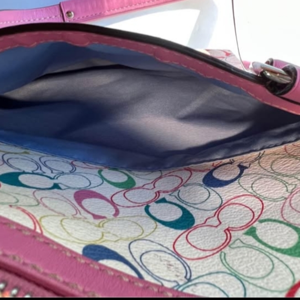 Coach Multicolor Signature Shoulder Bag - Picture 6 of 7